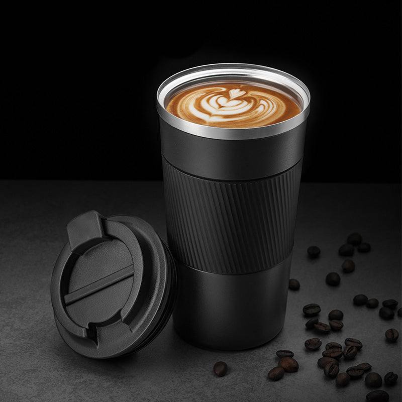 Stainless Steel Insulation Mug, with Spout Lid, Leak-proof Design and Large Mouth for Easy Cleaning