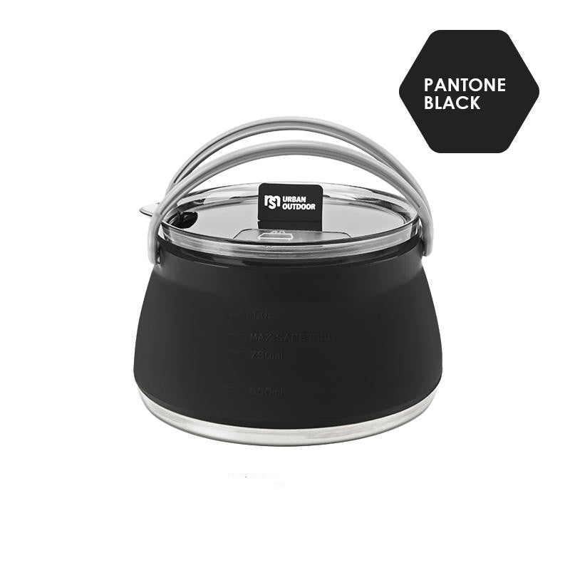 Camping Outdoor Silicone Foldable Kettle