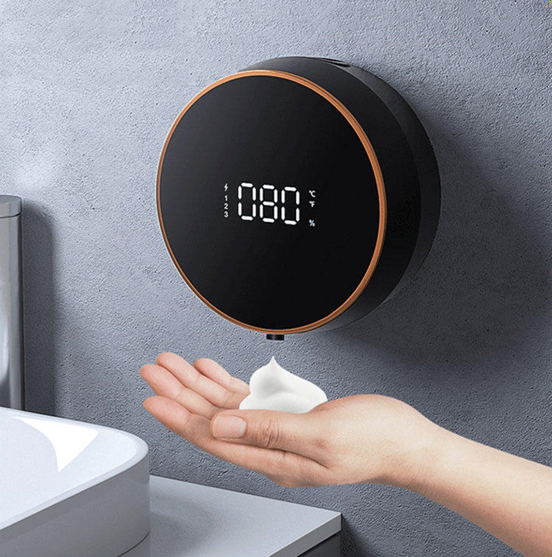 Punch-Free Wall-Mounted Smart Sensor Foam Machine