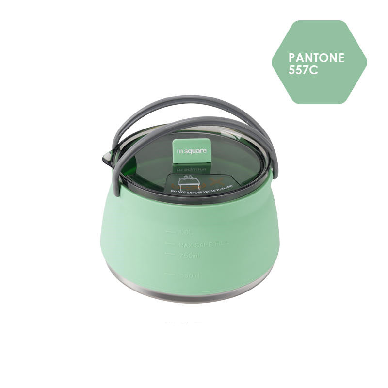 Camping Outdoor Silicone Foldable Kettle