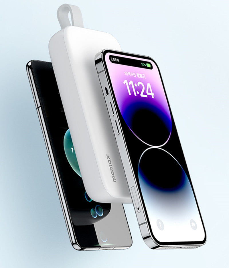 Built-In Cable Dual Port Fast Charging Power Bank