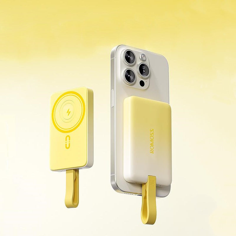 Ultra-Thin Compact Portable Magnetic Wireless Power Bank