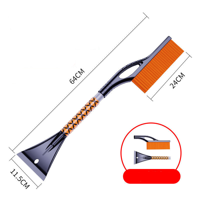 Retractable Snow Scraper And De-Icing Tool For Car