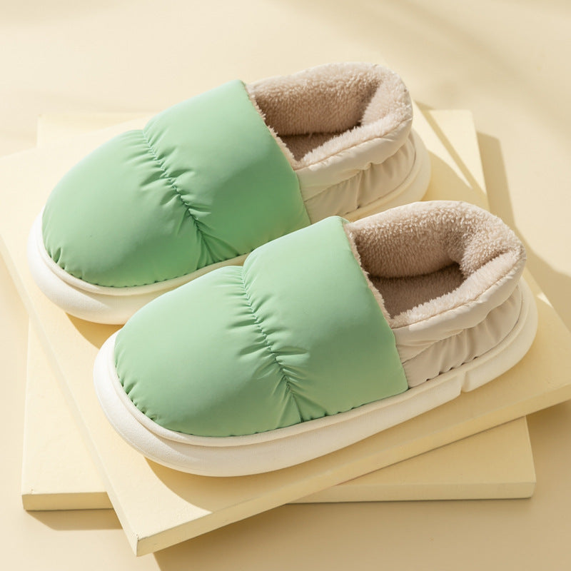 Non-Slip Waterproof Cotton Slippers