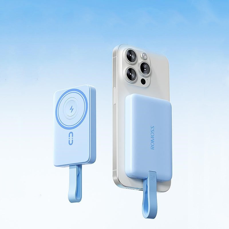Ultra-Thin Compact Portable Magnetic Wireless Power Bank