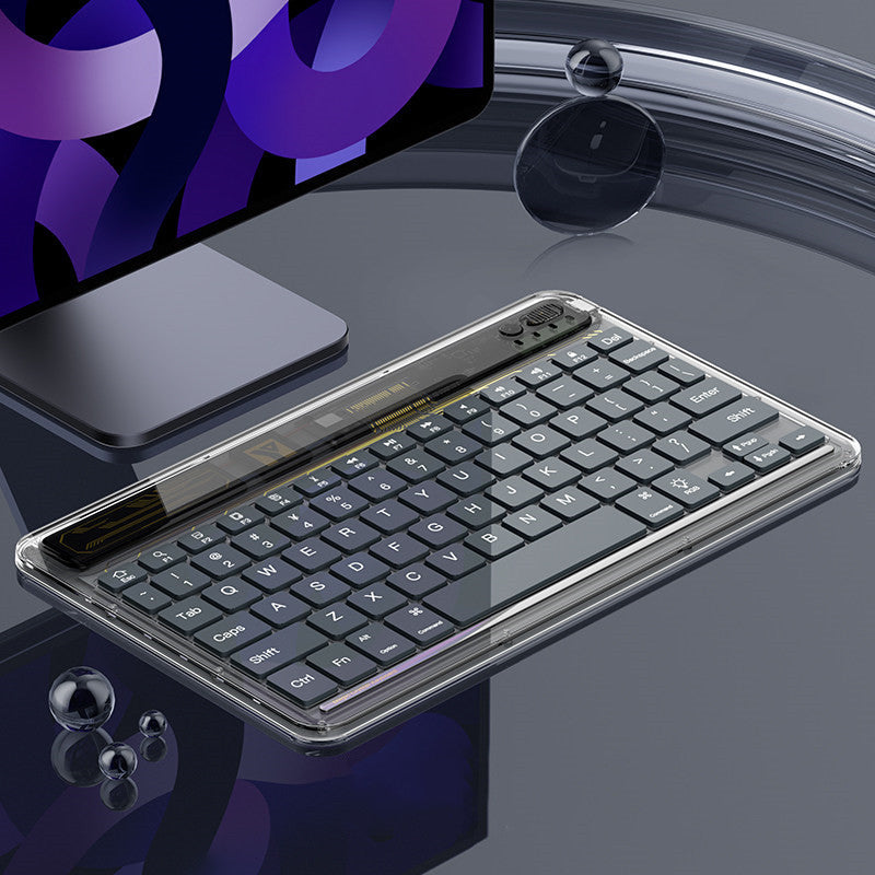 Transparent Wireless Bluetooth Keyboard