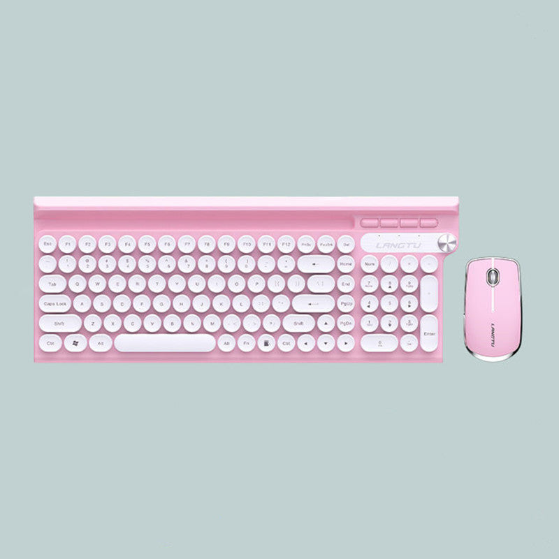 Wireless Silent Keyboard And Mouse Set
