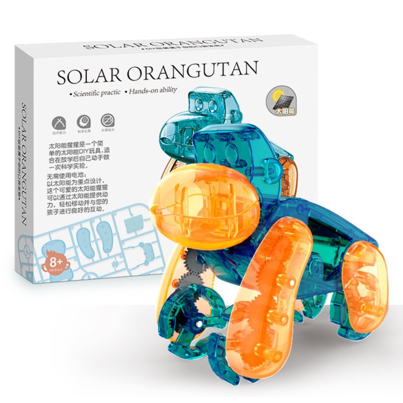 Novelty Creative Solar Snail /Gorilla Educational Assembly Toy, for Boys & Girls