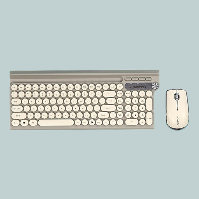 Wireless Silent Keyboard And Mouse Set