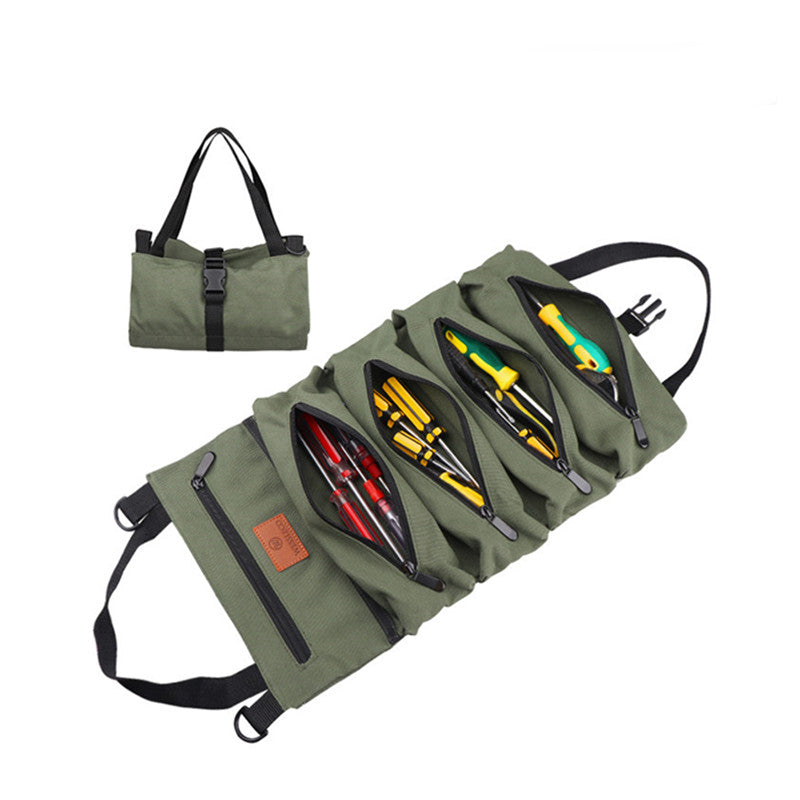Multifunctional Canvas Tool Storage Bag