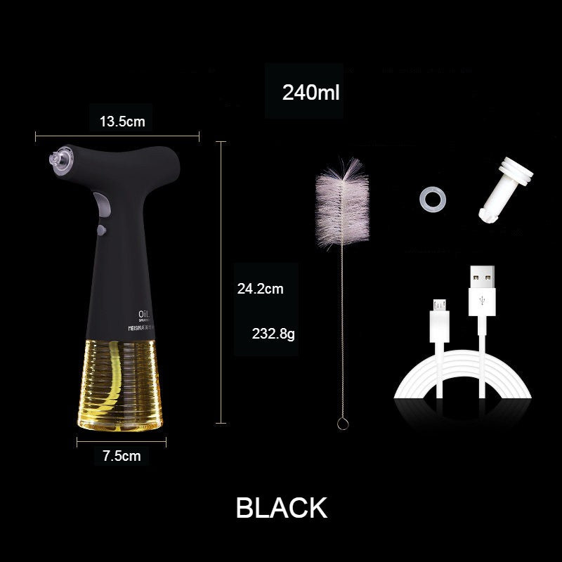 Automatic Electric Oil Sprayer, with Two Spray Modes, for Almost Any Oil or Liquid Condiment
