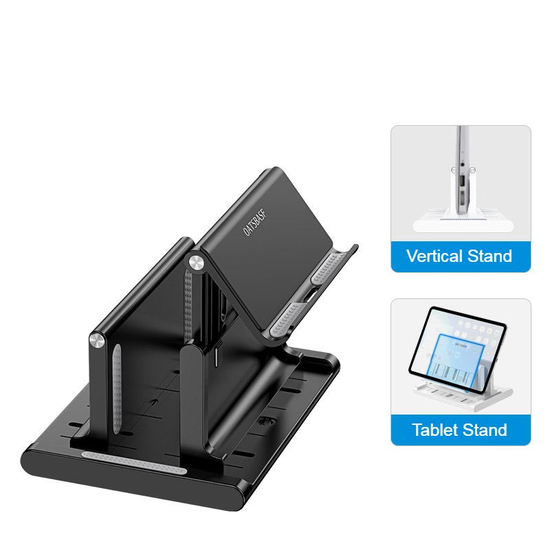 Vertical Laptop Stand, with Extra Phone/Tablet Holder, for Home & Office