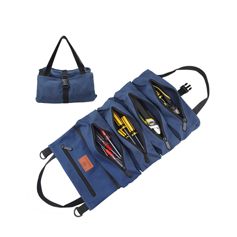 Multifunctional Canvas Tool Storage Bag