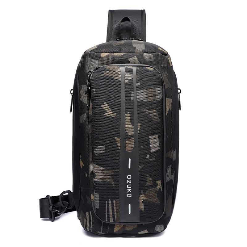 Multifunctional Men's Sports Waterproof Sling Bag