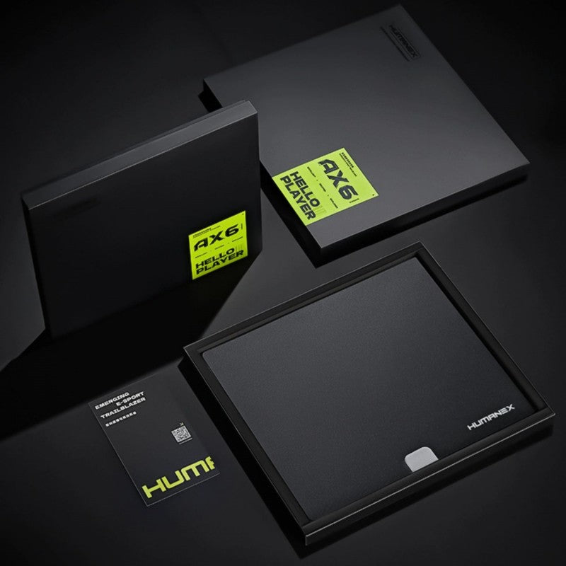 Tempered Glass Anti-Slip Dual-Sided Mouse Pad