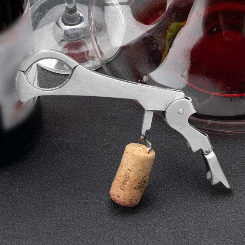 Thick Stainless Steel Multifunctional Wine Opener