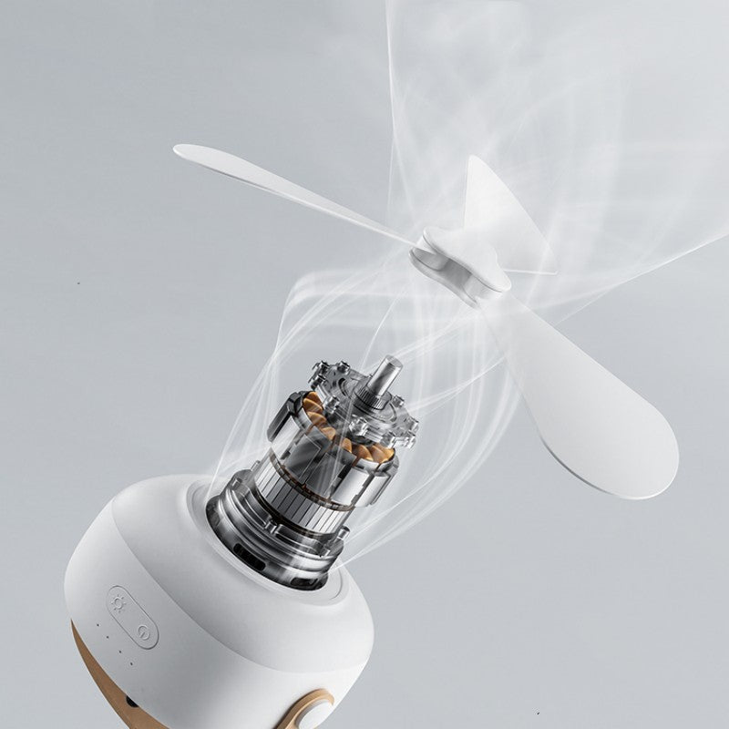 Multifunctional Portable Silent Electric Fan Light