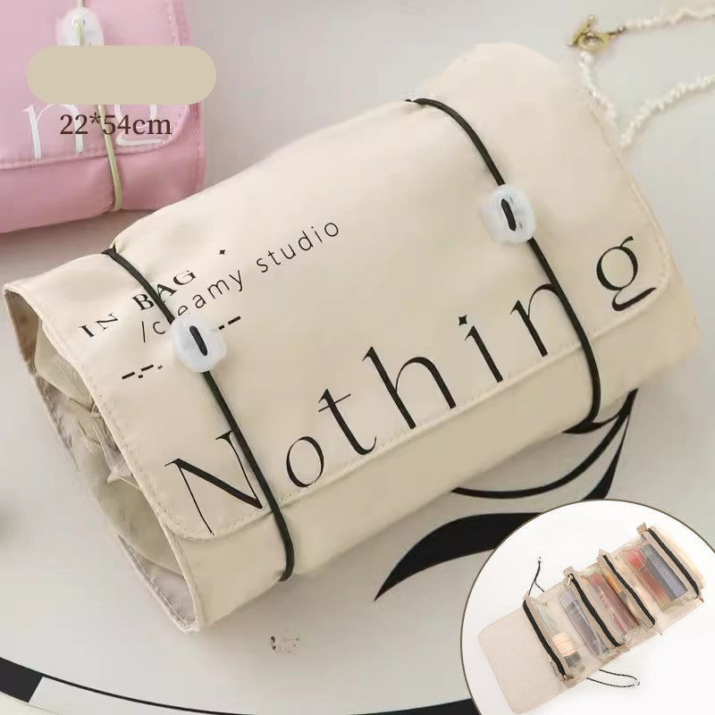 Portable Large Capacity Foldable and Detachable Travel Cosmetic Bag
