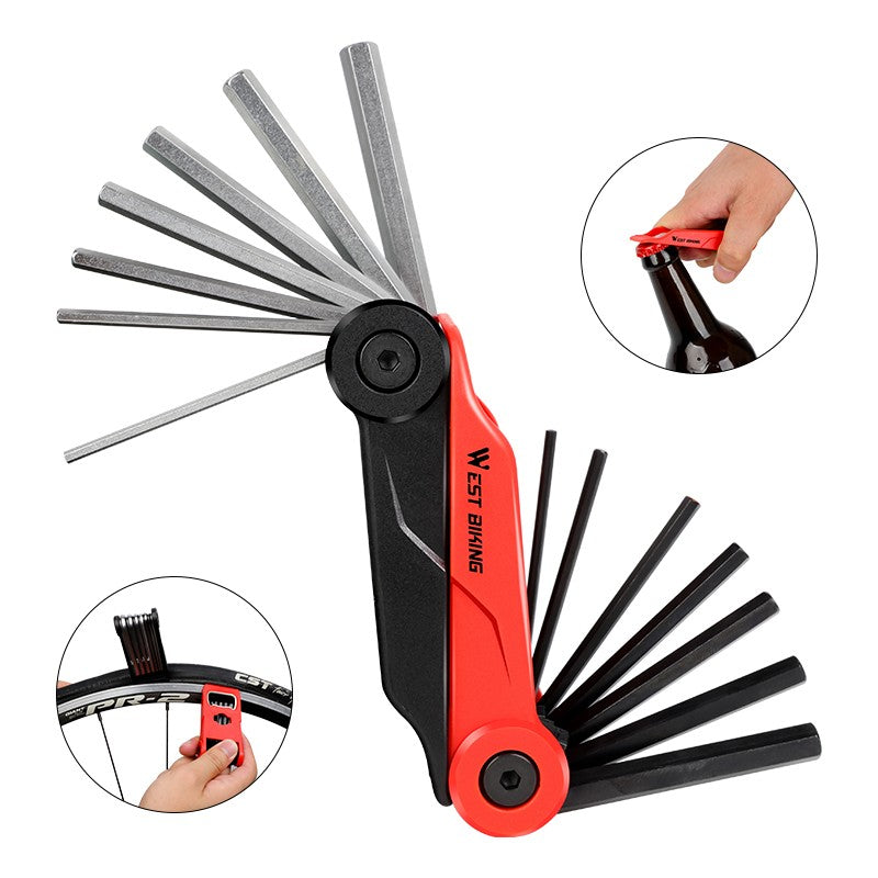 Multi-Functional Folding Inner Hexagon Repair Tool