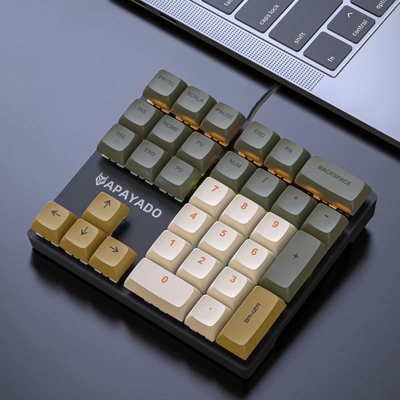 External Mini Wired 33-Key Numeric Keypad