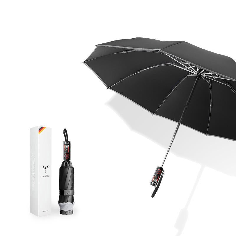 Super-Thick Fully Automatic Reverse Sun And Rain Folding Umbrella