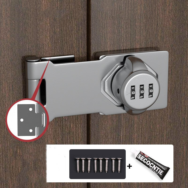 Non-Perforated Anti-Prying Security Password Lock
