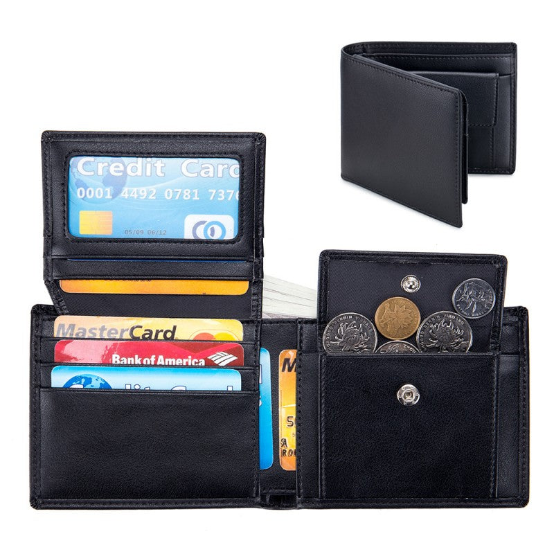 Multi-Functional Men's Short Wallet