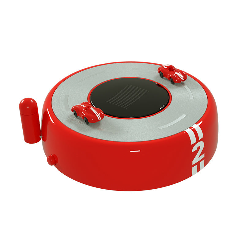 Solar-Powered Rotating Mini Car Aromatherapy Ornament