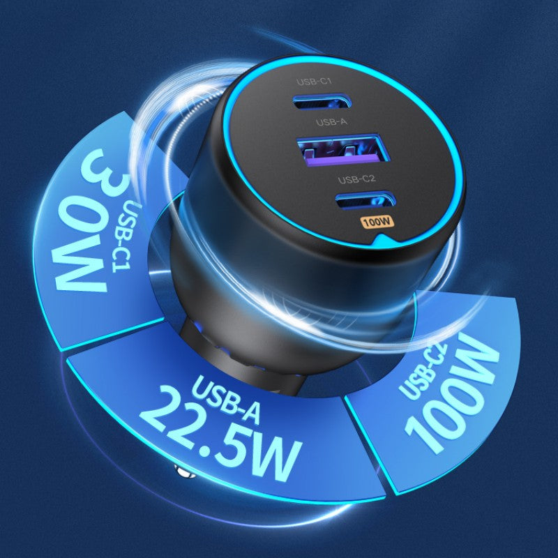 Triple Port Super Fast Car Charger