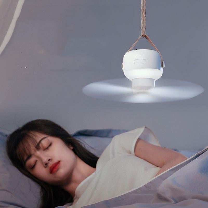 Multifunctional Portable Silent Electric Fan Light