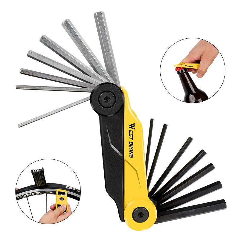 Multi-Functional Folding Inner Hexagon Repair Tool