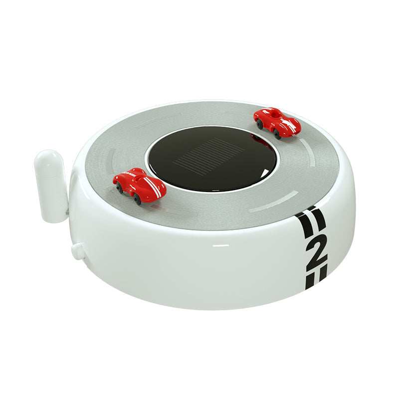 Solar-Powered Rotating Mini Car Aromatherapy Ornament