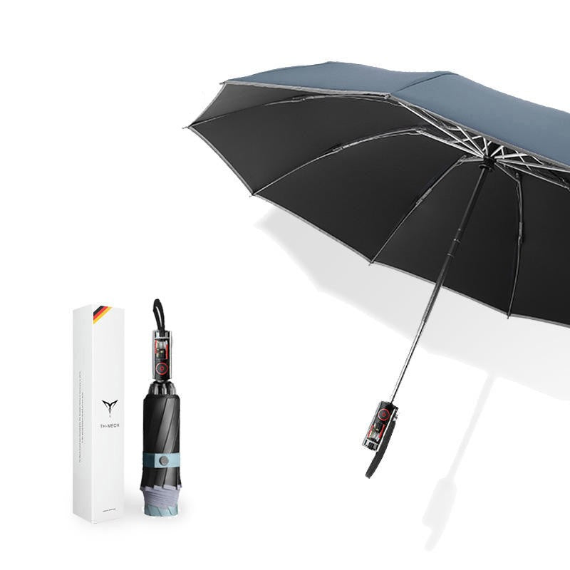 Super-Thick Fully Automatic Reverse Sun And Rain Folding Umbrella
