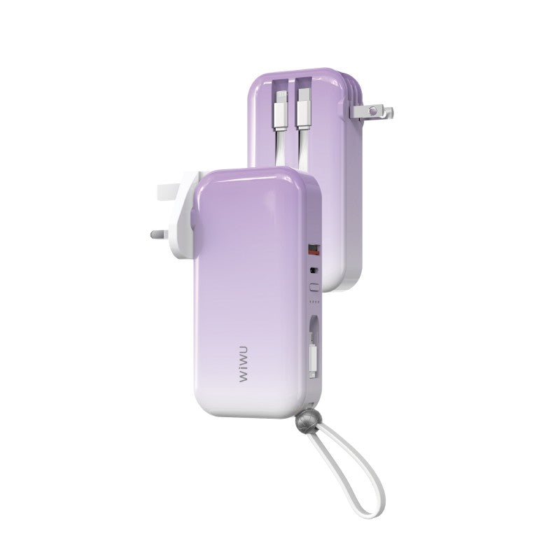 10000mAh Built-In Cable Travel Power Bank