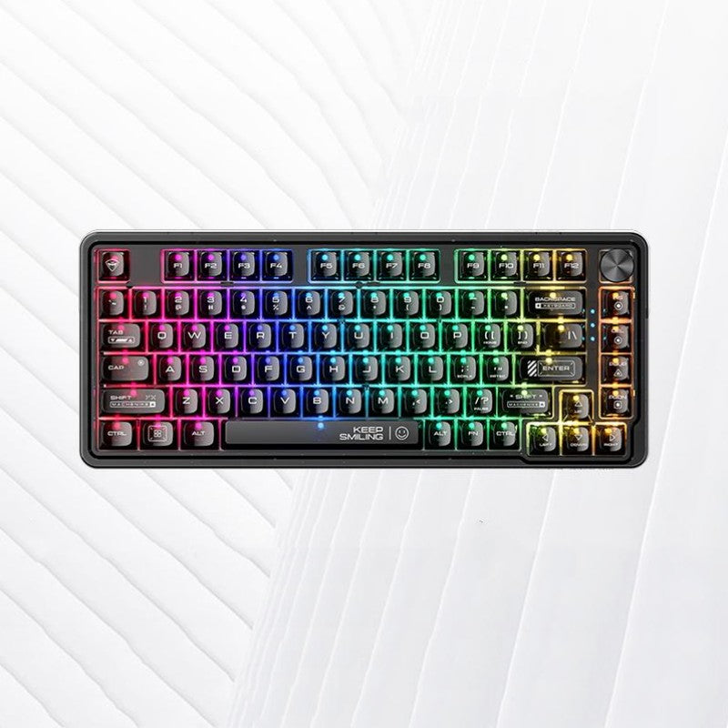 Wired Transparent Keycap Casket Mechanical Keyboard