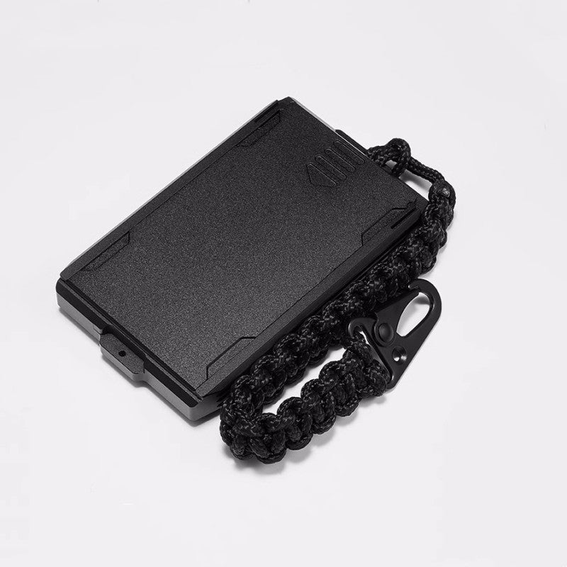 Ultra-Thin Metal Wallet For Work IDs And Cards