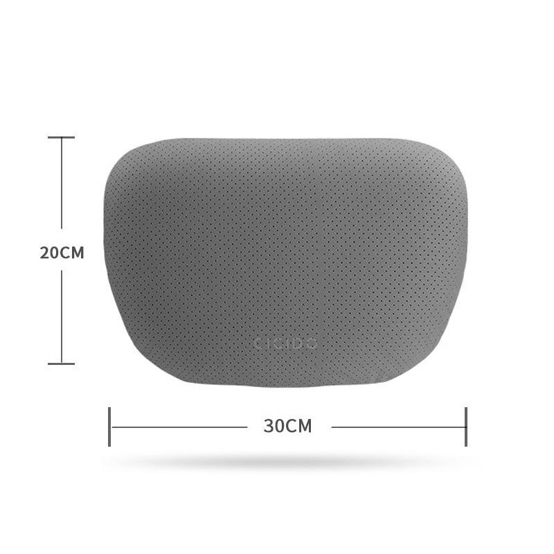 Suede Car Neck Pillow And Lumbar Support
