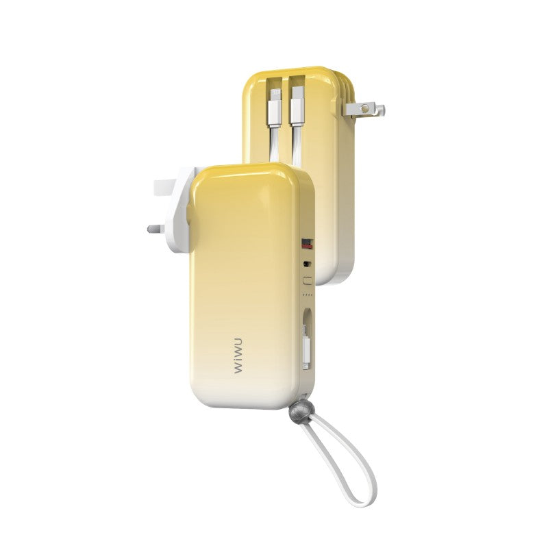 10000mAh Built-In Cable Travel Power Bank
