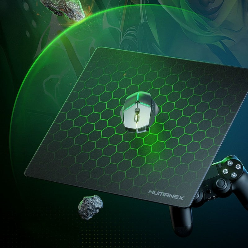Tempered Glass Anti-Slip Dual-Sided Mouse Pad