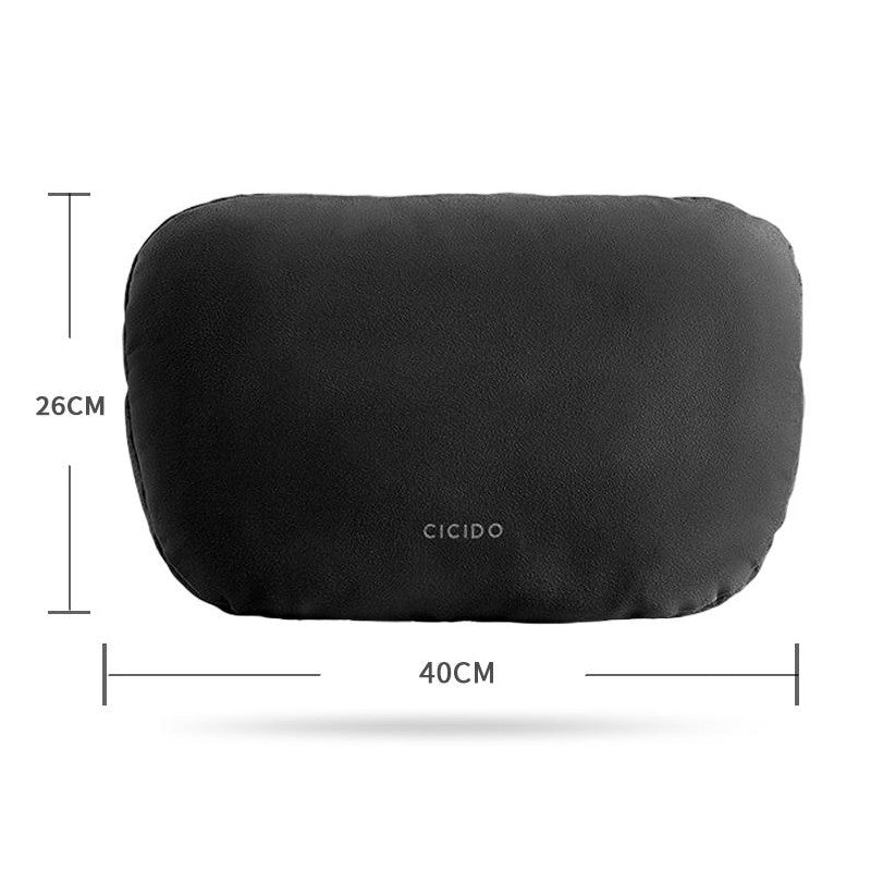 Suede Car Neck Pillow And Lumbar Support