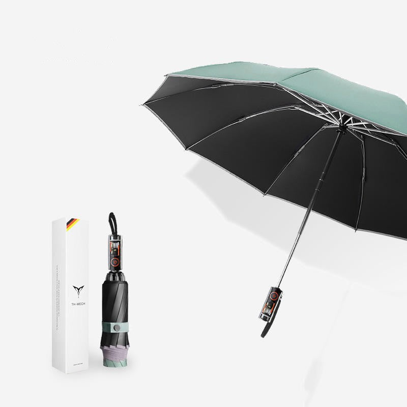 Super-Thick Fully Automatic Reverse Sun And Rain Folding Umbrella