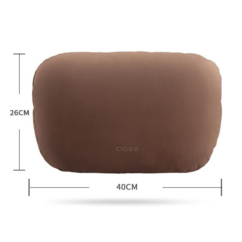 Suede Car Neck Pillow And Lumbar Support