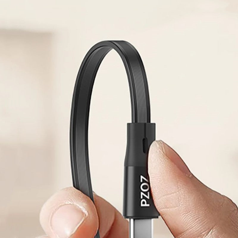 Three-In-One Desktop Rotatable Extendable Data Cable