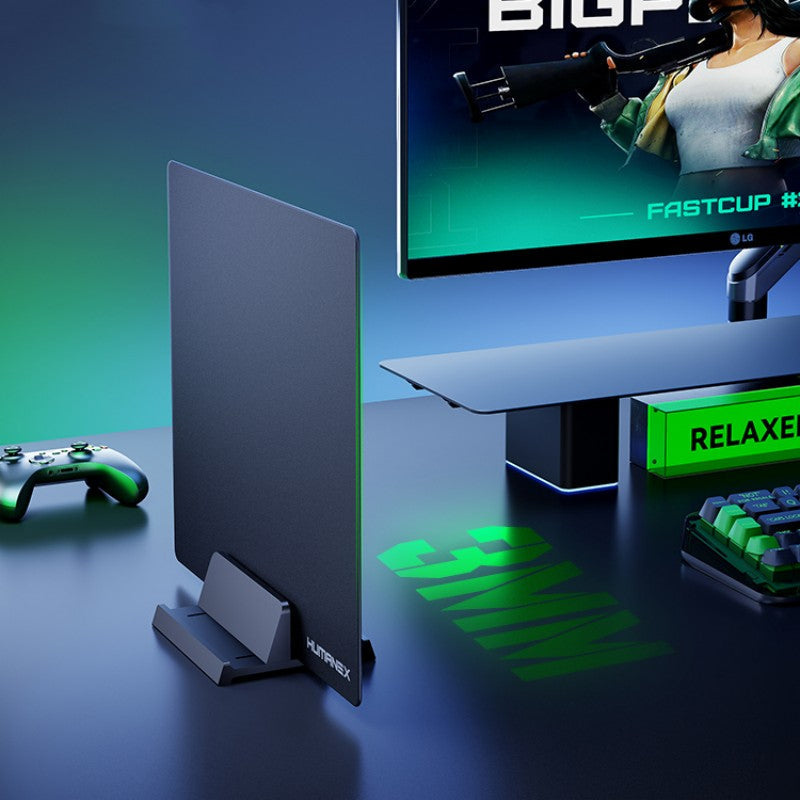 Tempered Glass Anti-Slip Dual-Sided Mouse Pad