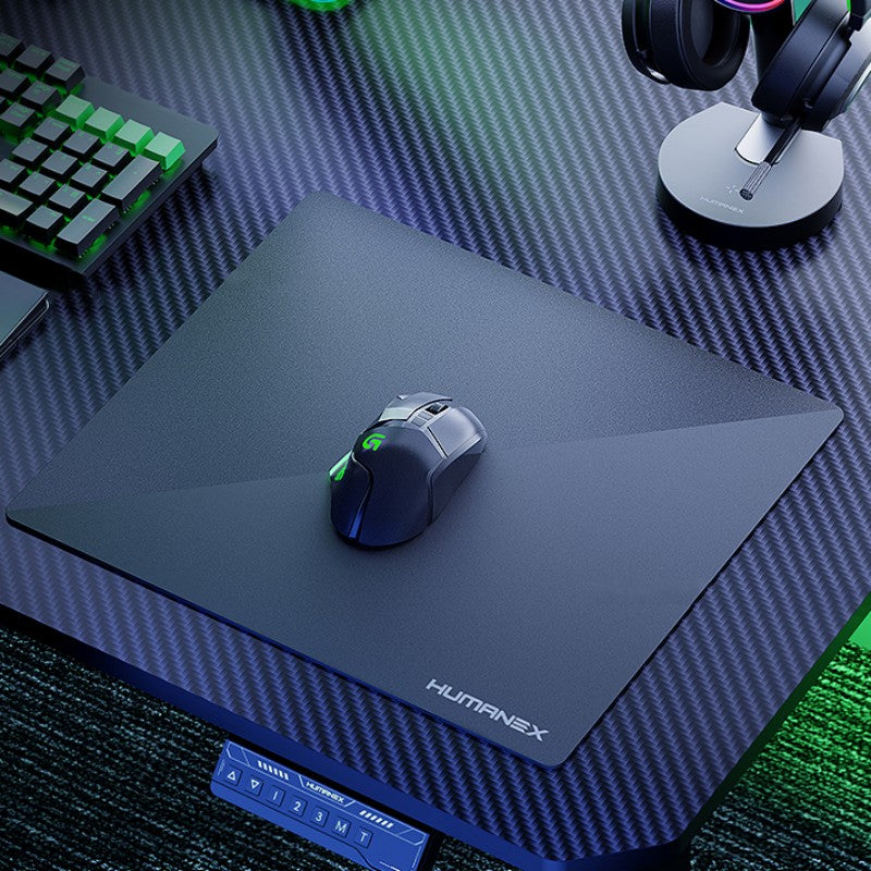 Tempered Glass Anti-Slip Dual-Sided Mouse Pad