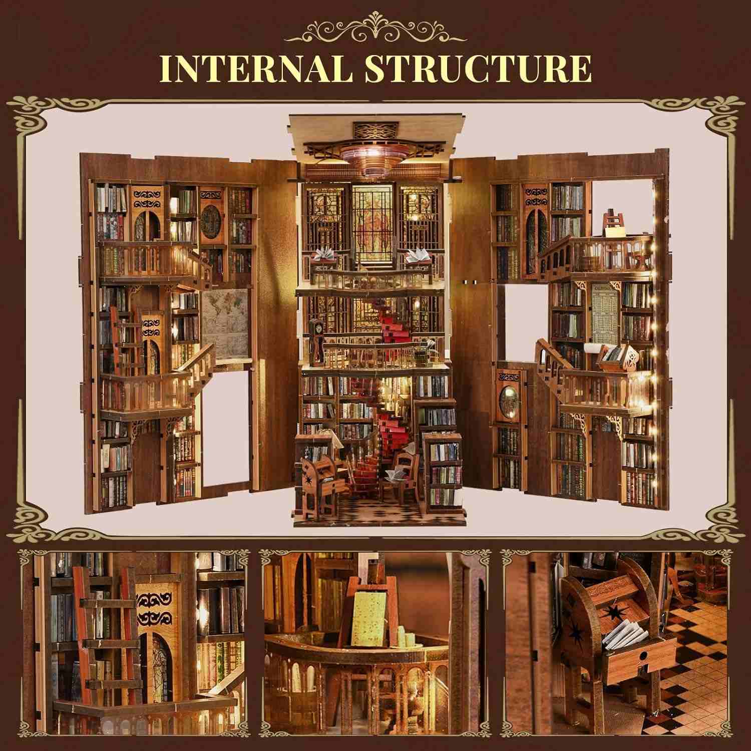 Abbey Library DIY Book Nook Kit
