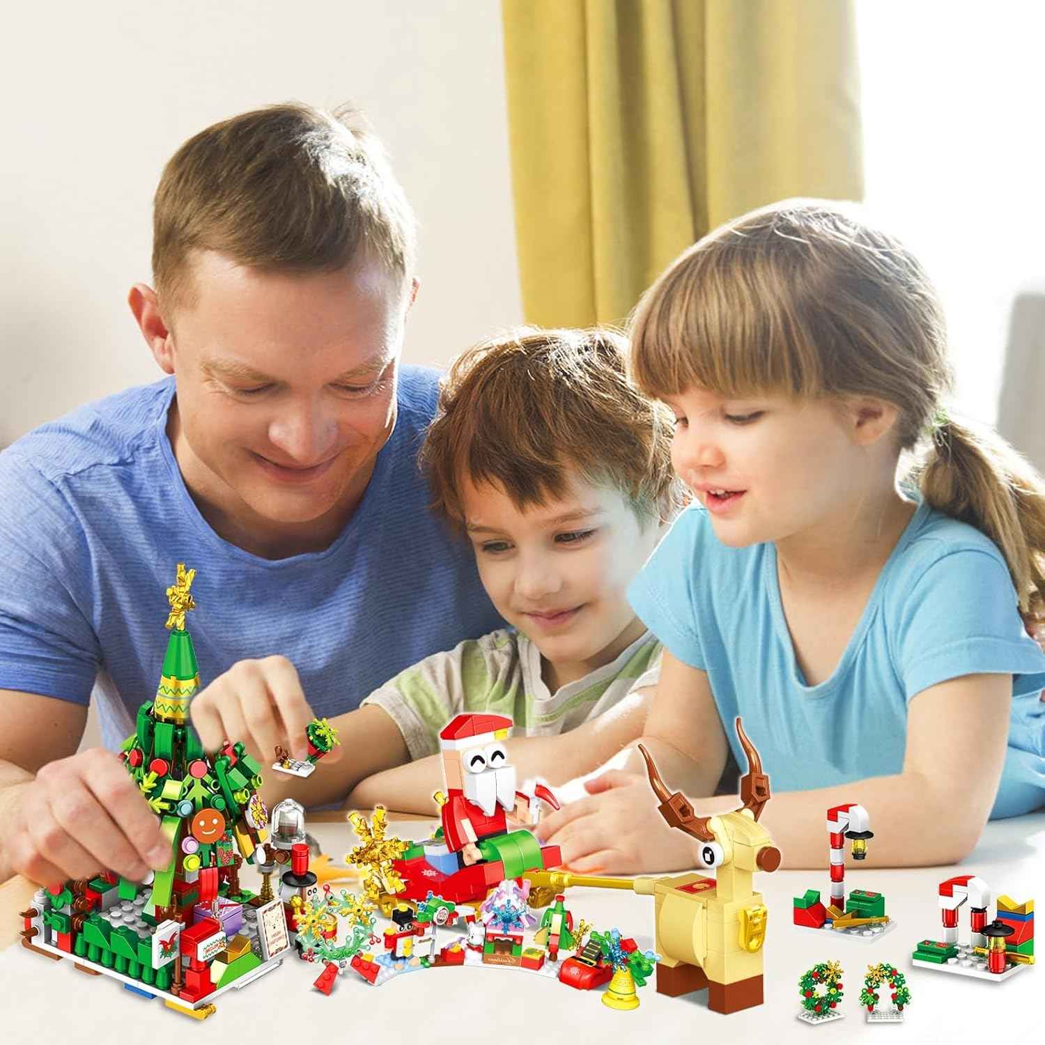 Christmas Tree Advent Calendar | 24 Days Countdown Building Blocks Set