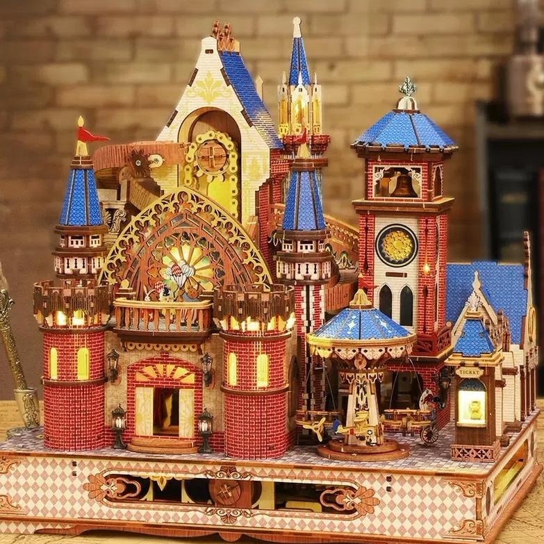 Annecy Castle 3D Wooden Mechanical Puzzle