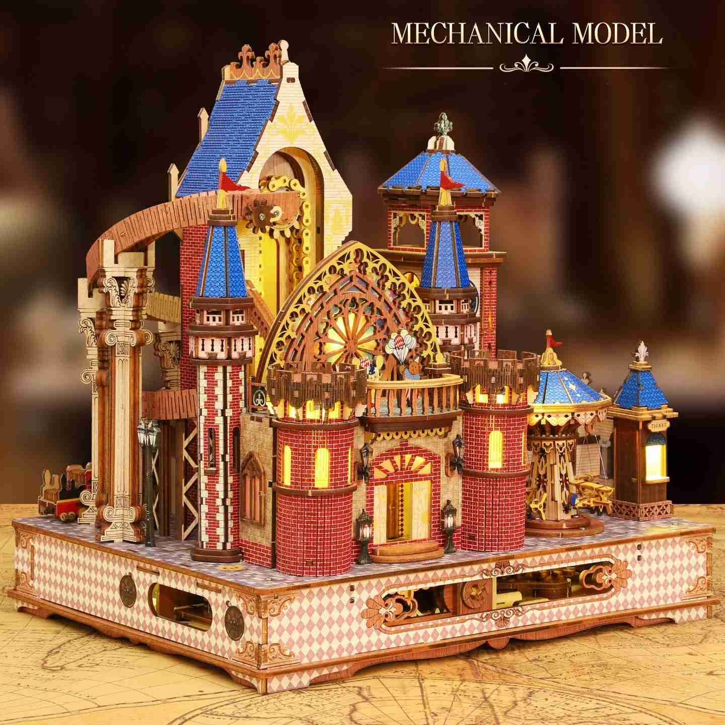 Annecy Castle 3D Wooden Mechanical Puzzle