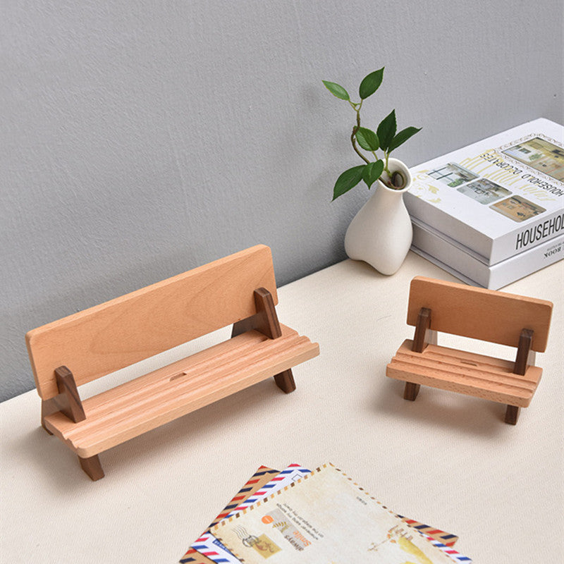 Solid Wood Adjustable And Rechargeable Tablet/Phone Holder